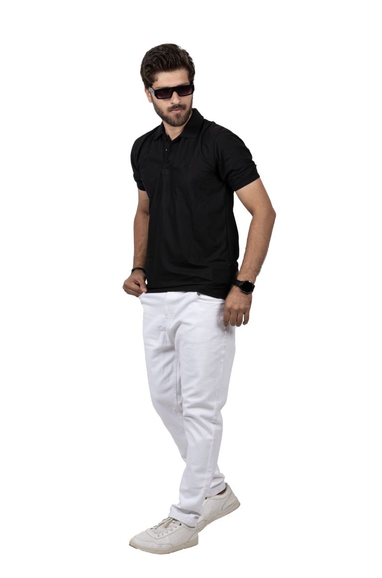 Black Mars Polo T-Shirt