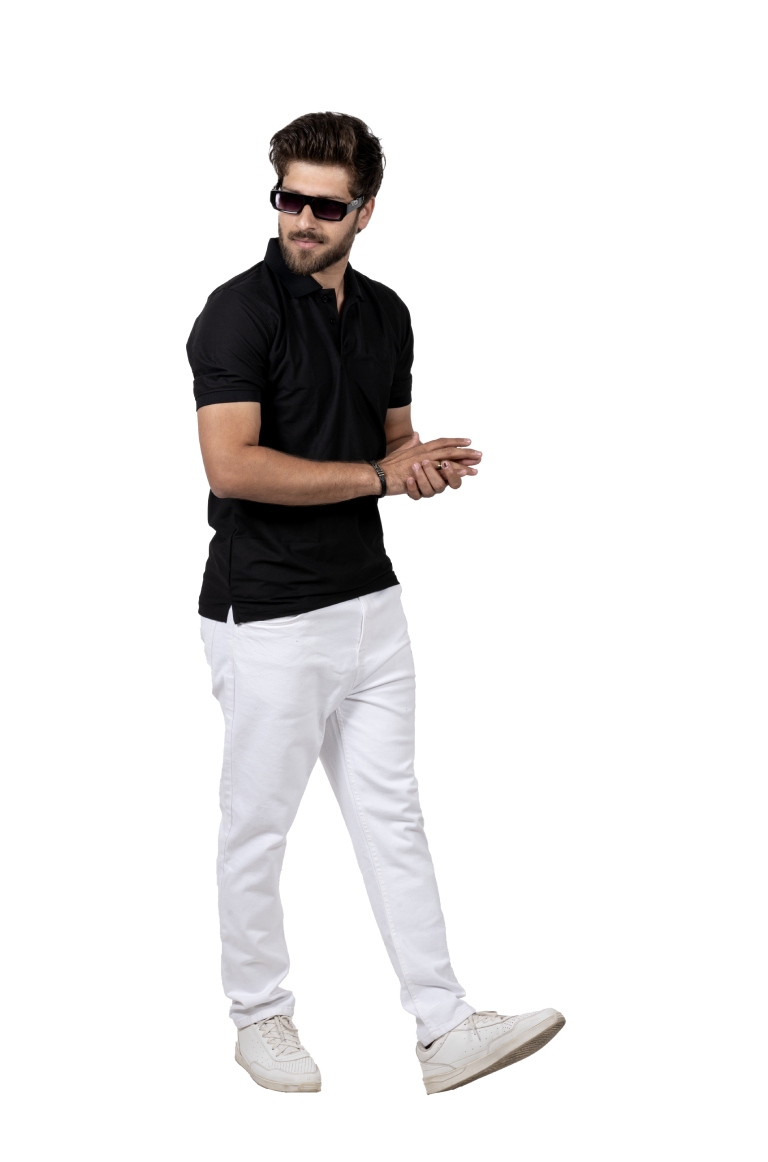 Black Mars Polo T-Shirt