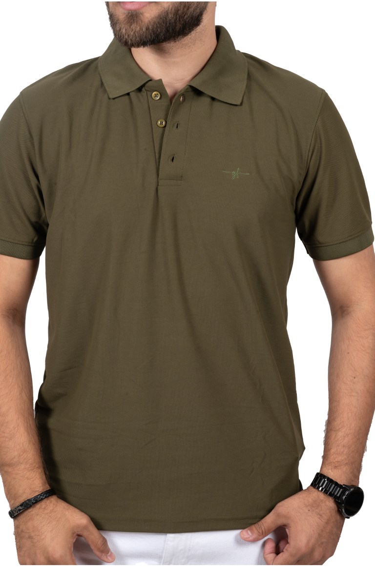 Olive Green Mars Polo T-Shirt