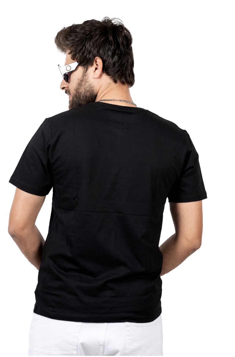 Black Round Neck T-Shirt